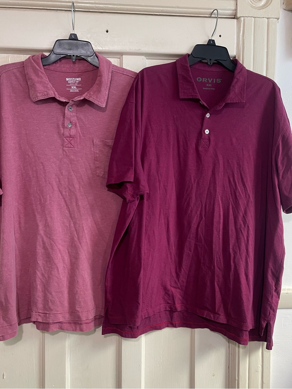 Orvis pima cotton & Mossimo men’s polo shirts XXL